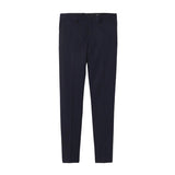 Leon | Granatowe spodnie garniturowe slim fit