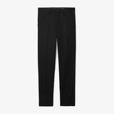 Juliusz | Czarne spodnie garniturowe slim fit