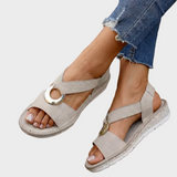 Zoe - Eleganckie Sandały z Regulowanym Wsparciem