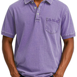 Zenon | Męska koszulka polo w stylu vintage
