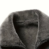 Bogumir | Elegancka skórzana kurtka z polarem