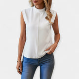 Sofie - Elegancka Bluzka Bez Rękawów