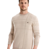 Franciszek | Elegancki sweter z prążkowanymi mankietami