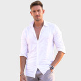 Leonardo - Koszula Lniania Casual