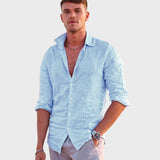 Leonardo - Koszula Lniania Casual