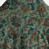 Wincenty | Zielona koszula retro paisley w stylu lat 70.