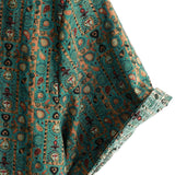Patryk | Zielona koszula paisley w stylu lat 70.