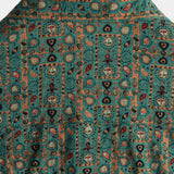 Patryk | Zielona koszula paisley w stylu lat 70.