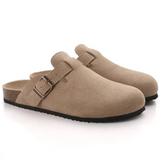 Gustaw | Zamszowe chodaki w stylu oxford