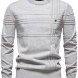 Wiktor | Dzianinowy sweter w kratę