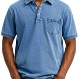Zenon | Męska koszulka polo w stylu vintage