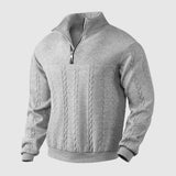 Libuše – Premium sweter z ćwierć zamkiem