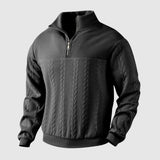 Libuše – Premium sweter z ćwierć zamkiem
