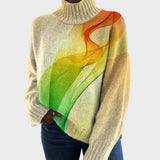 Bianca - Artystyczny sweter pleciony