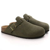 Gustaw | Zamszowe chodaki w stylu oxford