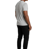 Tymon | Srebrnoszary T-shirt slim fit