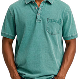 Zenon | Męska koszulka polo w stylu vintage