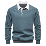 Feliks | Swobodny sweter polo
