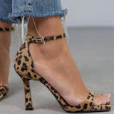 Giulia™ - Sandały na wysokim obcasie w leopardzie wzorze