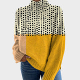 Laura - Artystyczny sweter z dzianiny