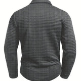 Czesław | Sweter polo w jodełkę