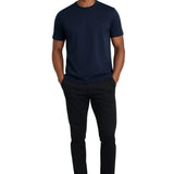 Wacław | Morski T-shirt slim fit