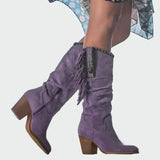 Edyta – botki damskie w stylu boho-western