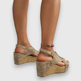 Mia – Vintage platformowe sandały