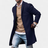 Daniel – Elegancki męski płaszcz z klapami