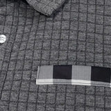 Czesław | Sweter polo w jodełkę