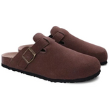Gustaw | Zamszowe chodaki w stylu oxford