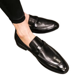 Damazy | Eleganckie skórzane mokasyny