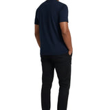 Wacław | Morski T-shirt slim fit