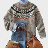 Eleanor - Dziedzictwo Nordic Sweter Pleciony