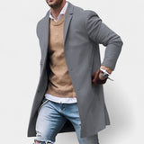 Daniel – Elegancki męski płaszcz z klapami