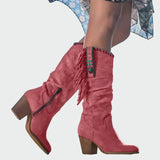 Edyta – botki damskie w stylu boho-western