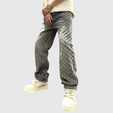 Spodnie jeansowe Jacquard