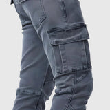 Marino – Spodnie cargo z elastanem