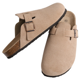 Gustaw | Zamszowe chodaki w stylu oxford