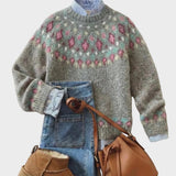 Eleanor - Dziedzictwo Nordic Sweter Pleciony