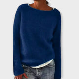 Regine – jednolity sweter pleciony
