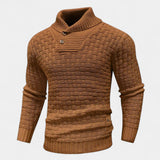 Elías – Stylowy sweter z golfem i guzikami