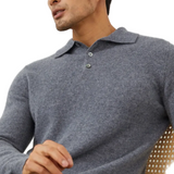 Zygmunt | Kaszmirowy sweter polo