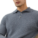 Zygmunt | Kaszmirowy sweter polo