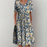 Marta - Midi Sukienka z Warstwami