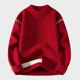 Sweter z okrągłym dekoltem