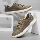 Ireneusz | Klasyczne skórzane sneakersy
