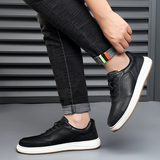 Klemens | Minimalistyczne skórzane sneakersy