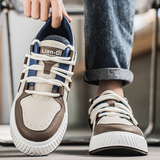Rajmund | Eleganckie brązowe sneakersy