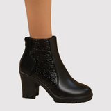 Katarzyna™ Buty na grubym obcasie z prawdziwej skóry i wsparciem łuku stopy 💫